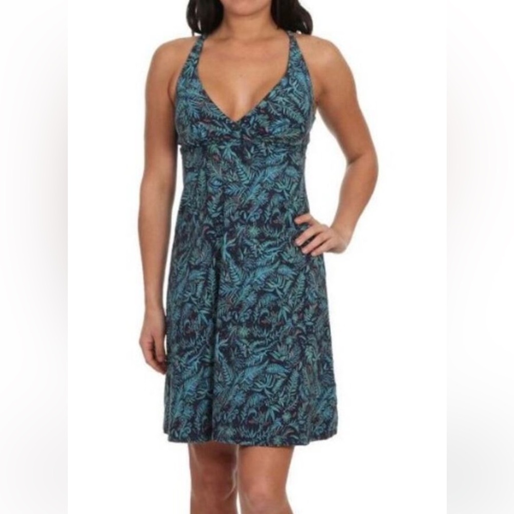 Patagonia | Amber Dawn Dress / Coverup | Outdoors | Floral Multi Navy | XS